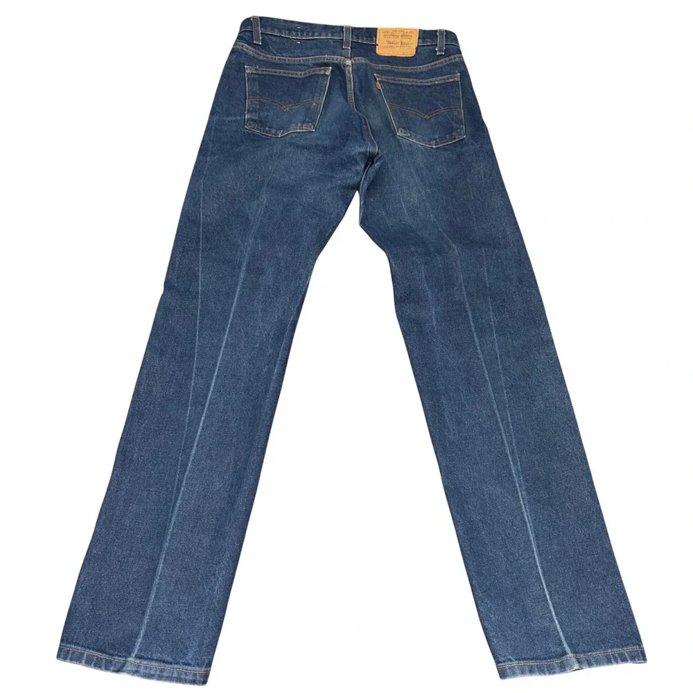 Vintage 1980's Levi's 20505-0217 Jeans Mens 36x34 Blue Straight Leg Made in USA